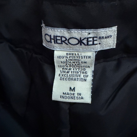 💙❄️☃️CHEROKEE Navy Nylon Insulated Snow Ski Pants - Picture 10 of 10